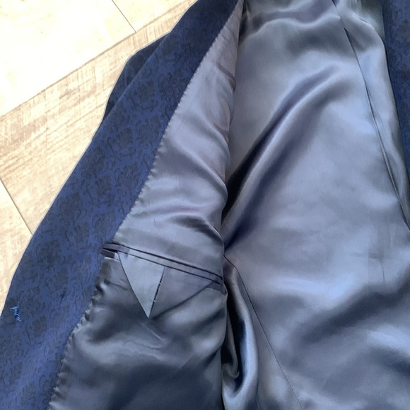 Lauren Ralph Lauren Blue Velvet Blazer - Picture 10 of 15